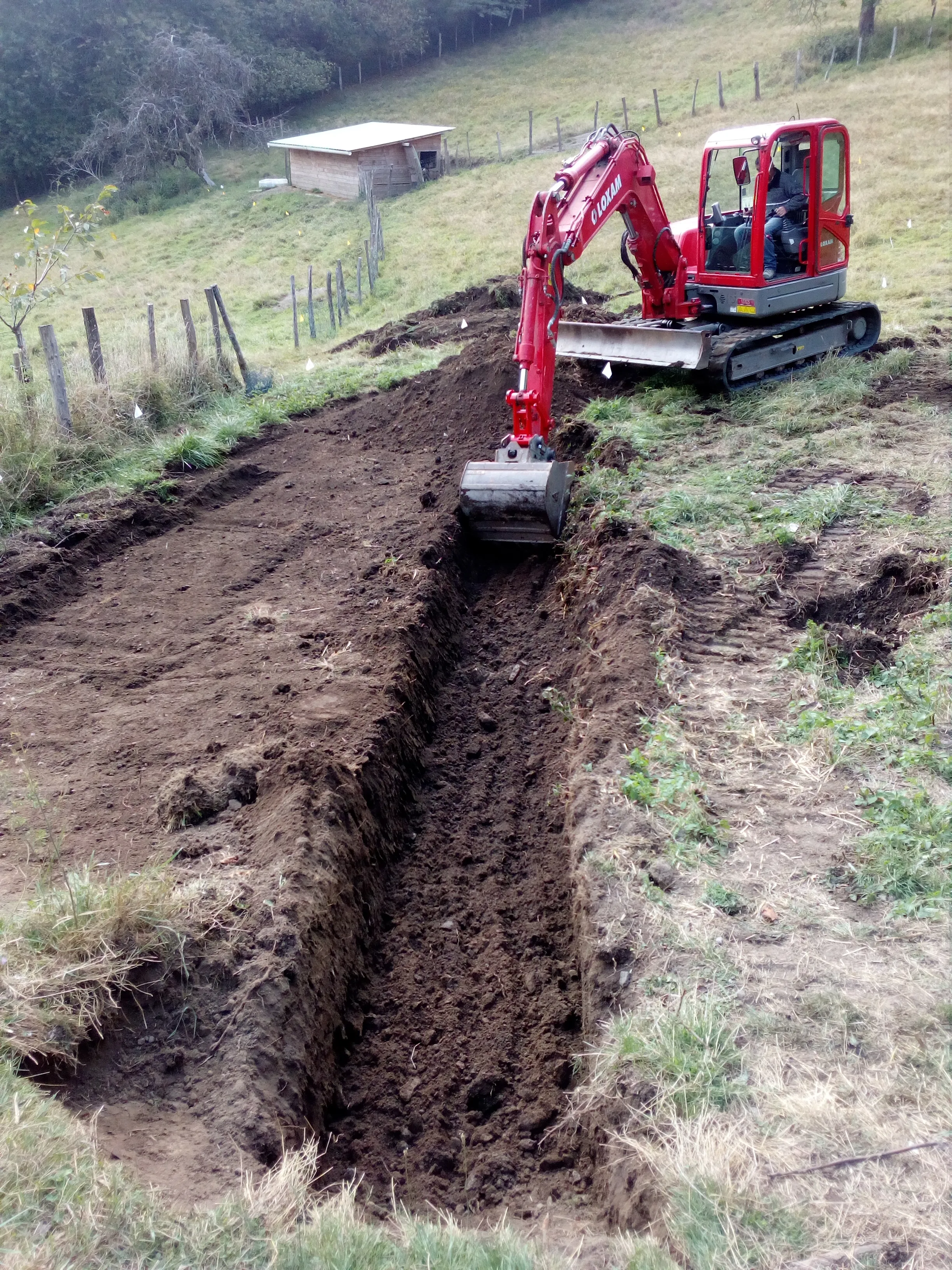 Système hydrologique régénératif sur 2 hectares au Creusot