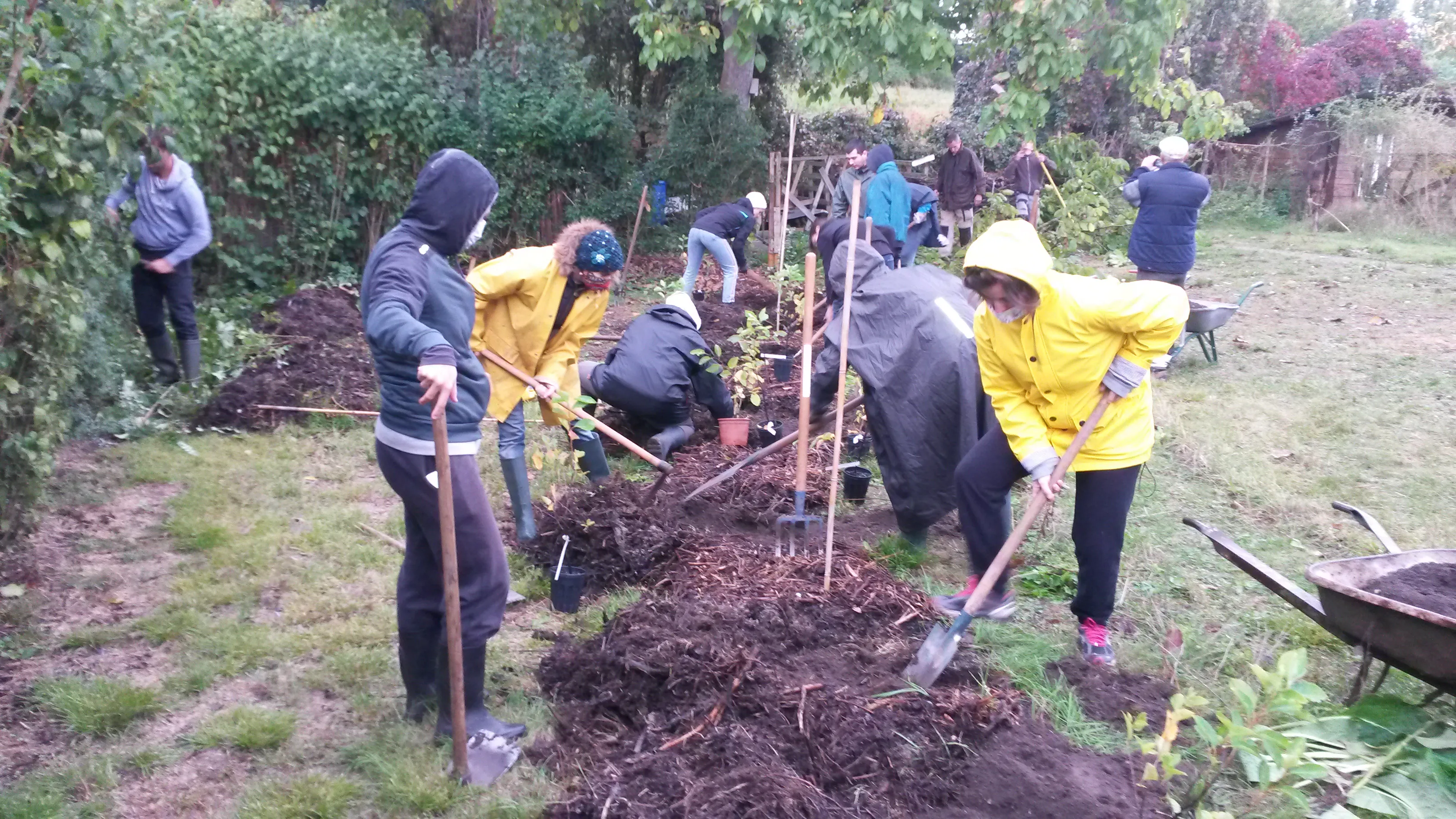 Jardin-forêt pour l'association Entraide Le Relais à Strasbourg-Elsau