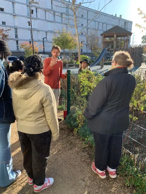 Formation et plantation, Villeneuve-la-Garenne — vue du projet