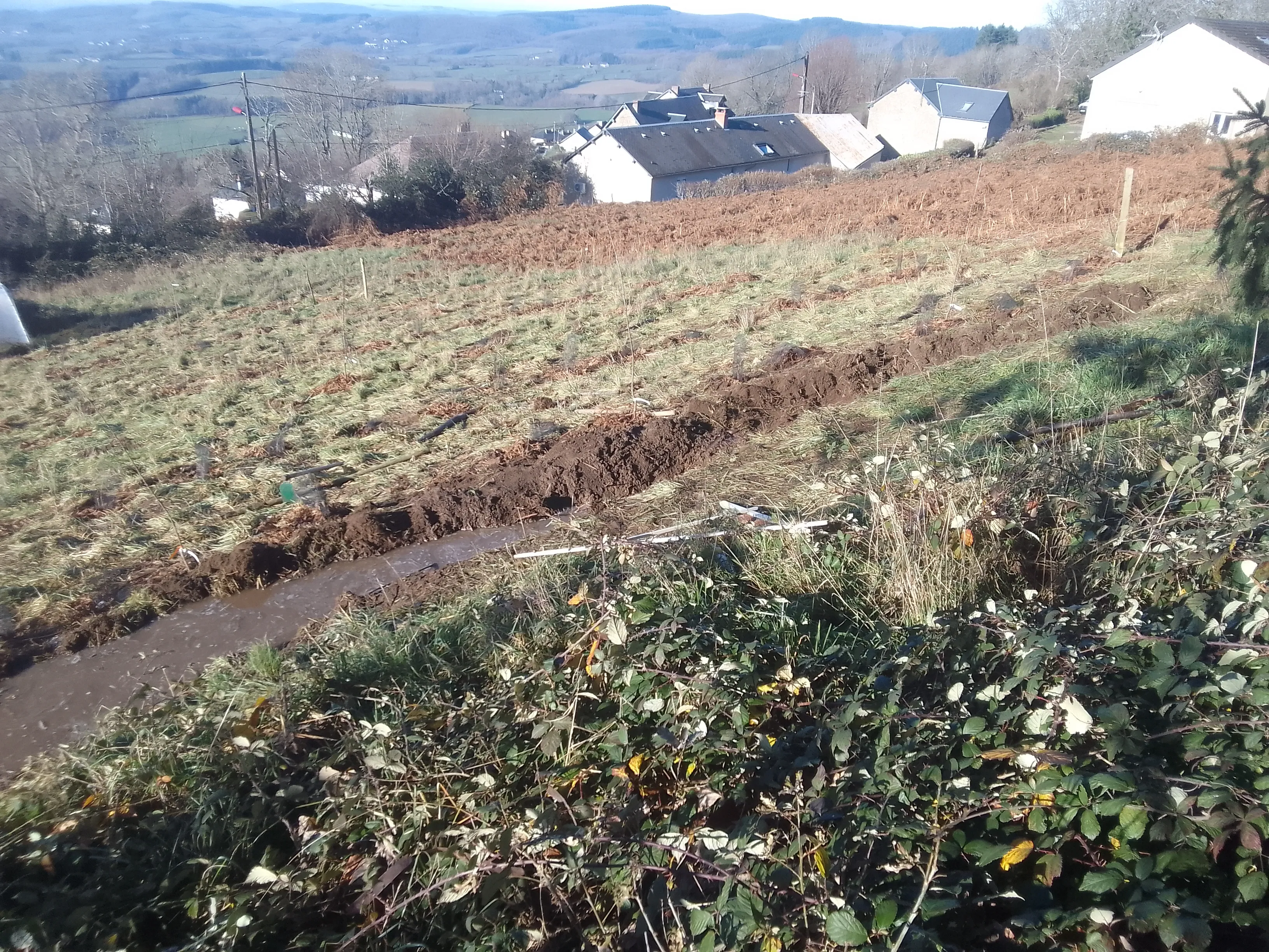 Espace pédagogique Scouts, Château-Chinon — vue du projet