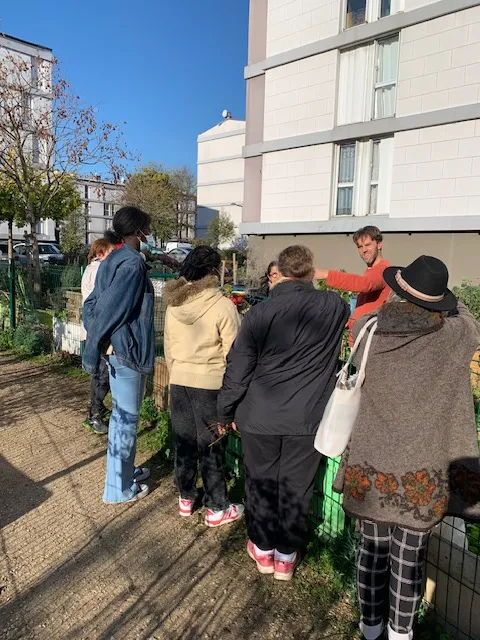 Formation et plantation, Villeneuve-la-Garenne — vue du projet