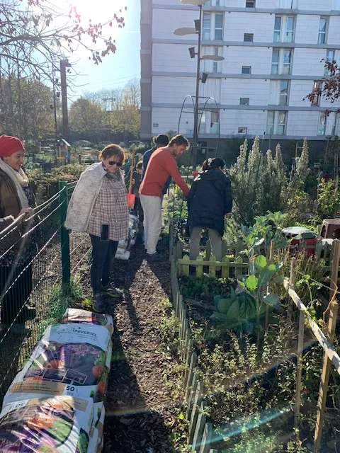 Formation et plantation, Villeneuve-la-Garenne — vue du projet