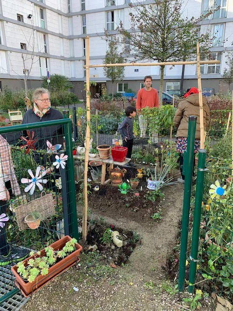 Formation et plantation, Villeneuve-la-Garenne — vue du projet