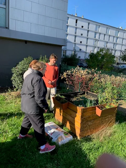 Formation et plantation, Villeneuve-la-Garenne — vue du projet